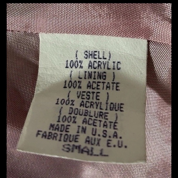 Vintage GUESS PINK TWEED JACKET
SIZE SMALL - Picture 4 of 10
